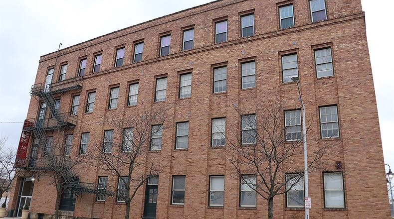 The repurposed industrial design condominium has about 1,170 sq. ft. of living space. The third-floor unit has 2 bedrooms and 2 assigned parking spaces. The building is directly across the street from the baseball stadium and within walking distance of restaurants, theaters and parks. CONTRIBUTED PHOTO BY KATHY TYLER
