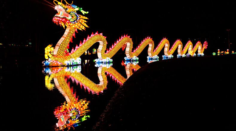 The Ohio Chinese Lantern Festival’s dragon is longer than four school buses. CONTRIBUTED