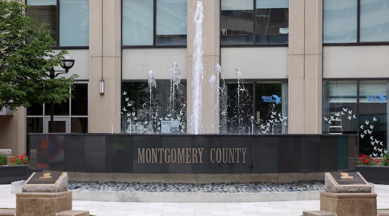 Renovations were recently completed on the fountain on Courthouse Square in downtown Dayton. The fountain underwent a $1.1 million reconstruction. BRYANT BILLING / STAFF