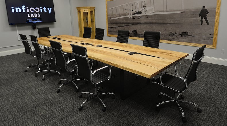 Inside the new offices of Infiniti Labs located at 15 W. 4th Street in downtown Dayton. MARSHALL GORBY\STAFF