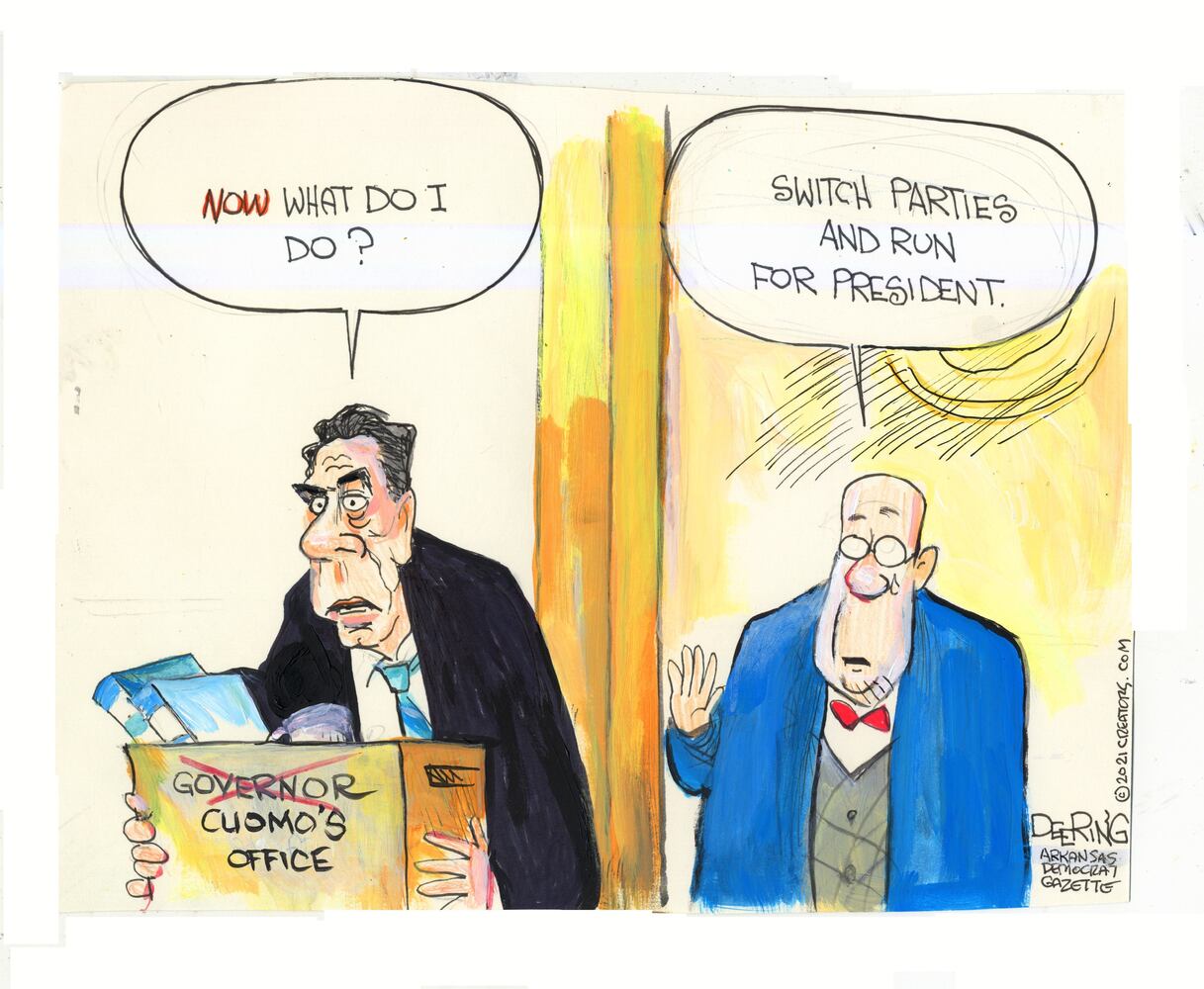 Week in cartoons: Cuomo resigns, infrastructure bill and more