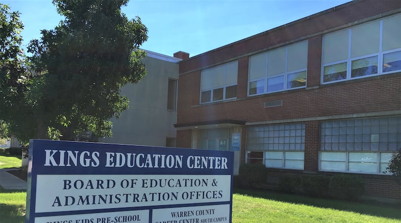 Unofficial vote totals show Kings school levy has won by a 55% to 45% margin, according to the Warren County Board of Elections. (Photo By Michael D. Clark\Journal-News)