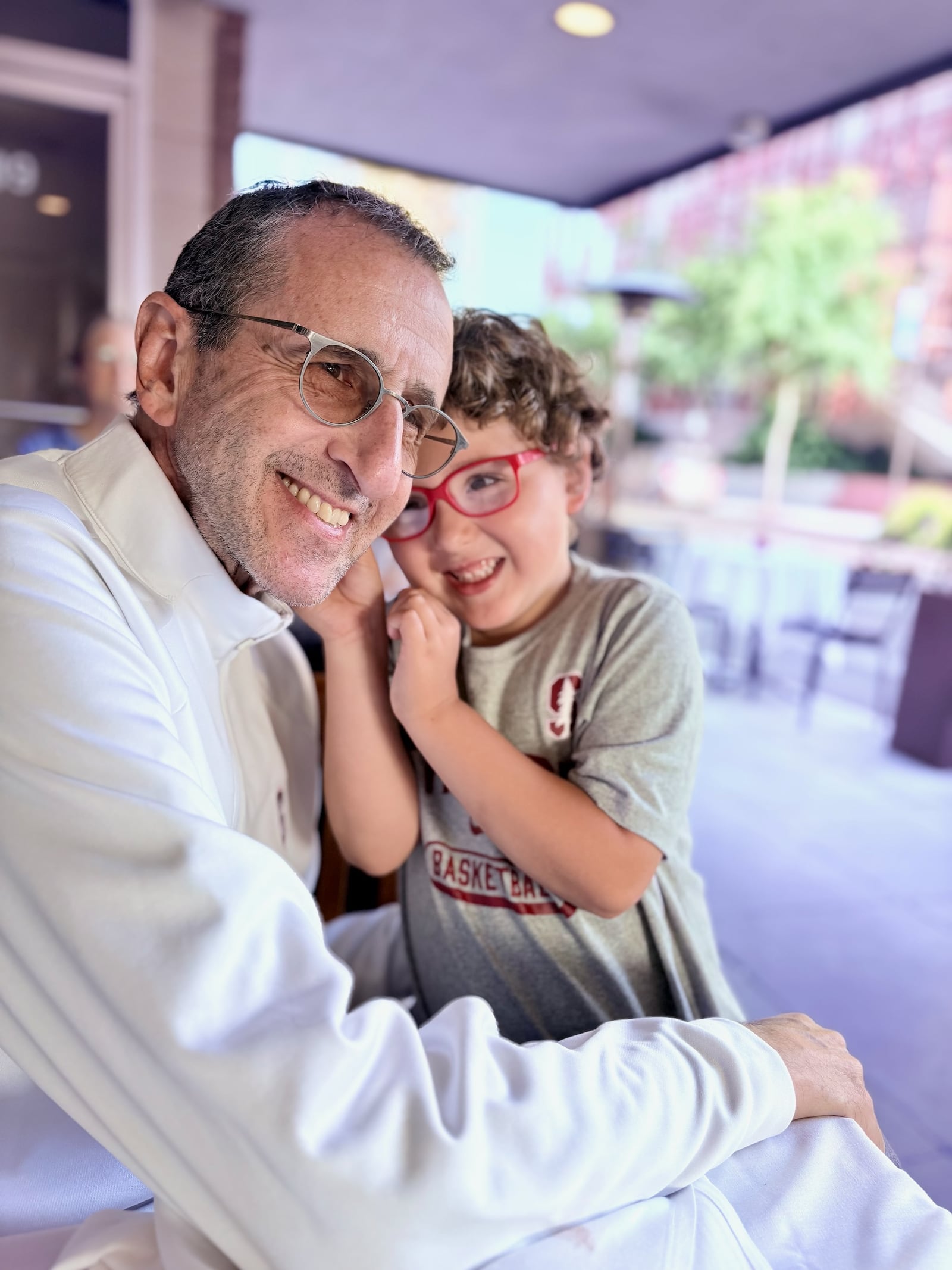 Former University of Dayton women's basketball coach Jim Jabir with his son Jude, who is now 6. CONTRIBUTED PHOTO