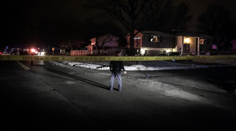 Police in Kettering found debris from an apparent explosion on Glenheath Drive Friday Feb. 9, 2018.