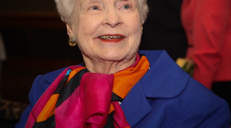 Lifetime Achievement Honoree, Doris Ponitz. The 16th Annual Women of Influence Awards Luncheon, Thursday March 14, Dayton Convention Center. JIM WITMER / STAFF