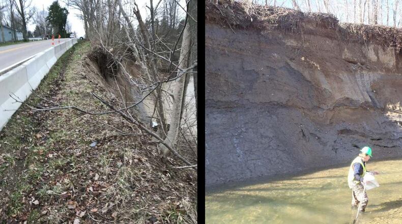 Montgomery County will spend more than $800,000 to realign and stabilize Little Twin Creek so it doesn’t wash away part of Manning Road. SUBMITTED