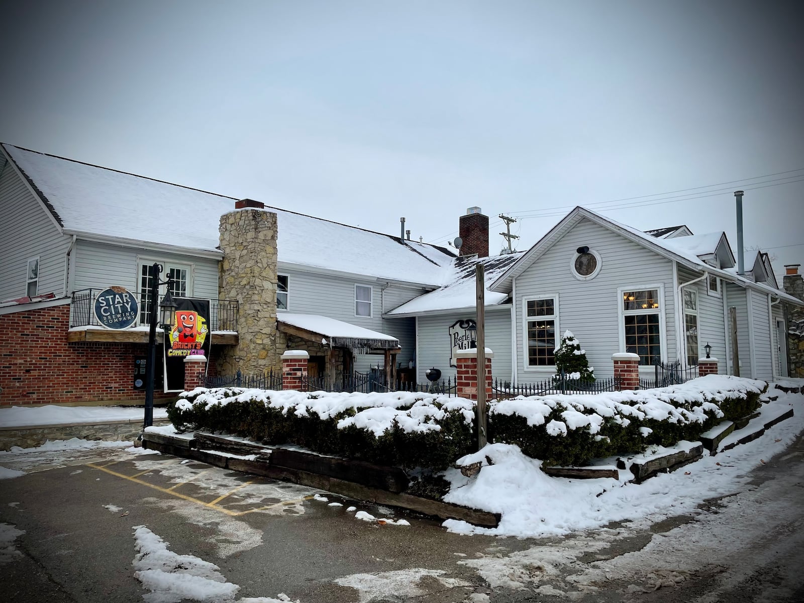 Star City Brewing Company is located in the former space of the Peerless Mill Inn at 319 S. Second St. in Miamisburg. NATALIE JONES/STAFF