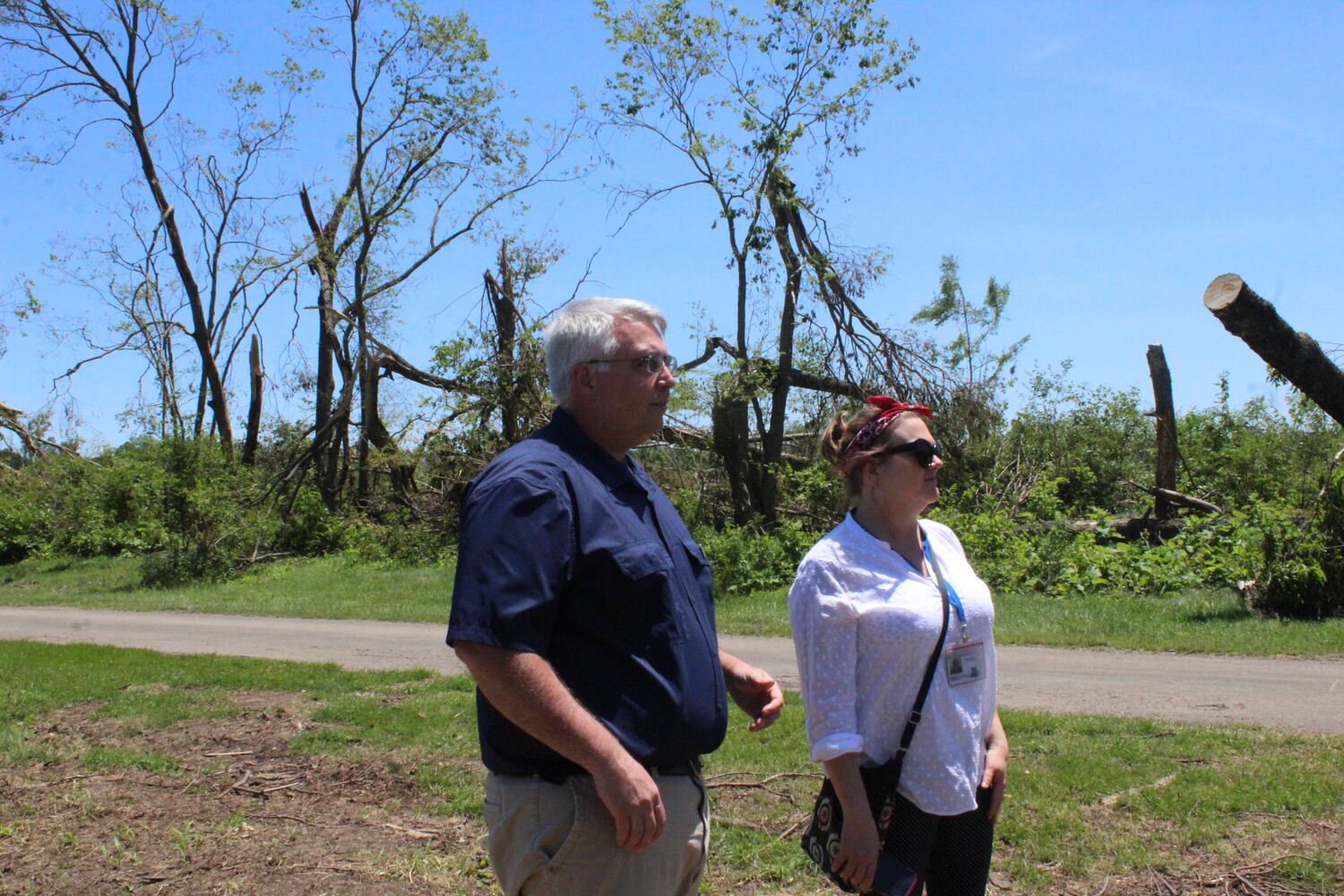 Photos: ‘extraordinary’ damage to parts of  Wegerzyn MetroPark, some parts mostly untouched