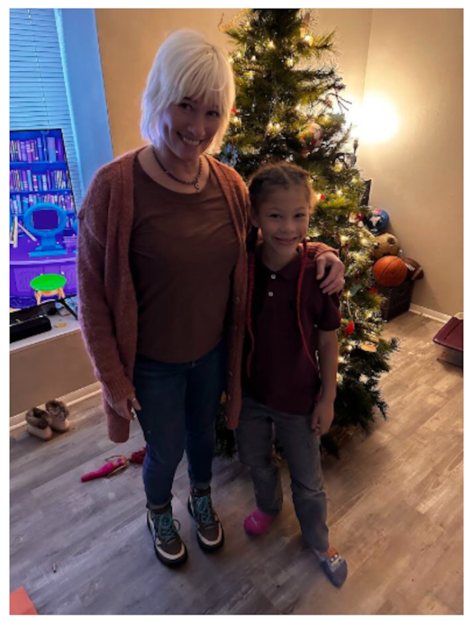 Enjoying the holiday together: Elaine (Big) and Kai'asha (Little). Thirty children are currently on the wait list for mentors. 
CONTRIBUTED.