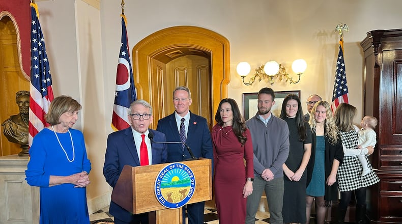 Ohio Gov. Mike DeWine appoints Lt. Gov. Jon Husted to U.S. Senate