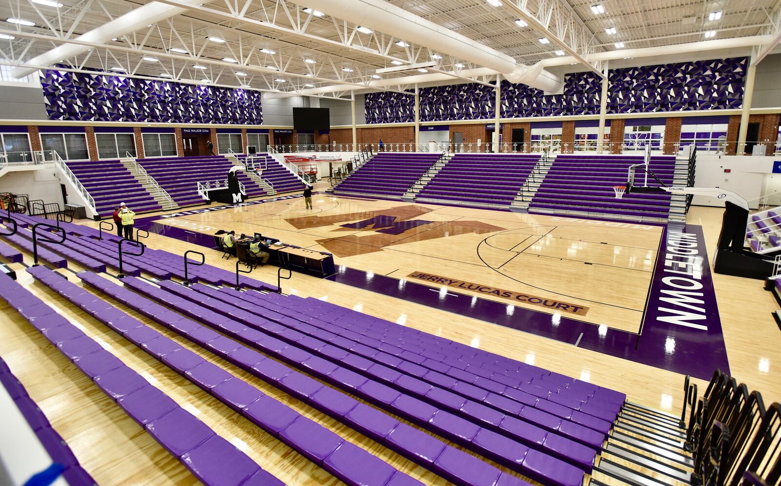 On Saturday, Dec. 9, Middletown’s boys and girls basketball teams open the new Wade E. Miller Arena on Breiel Boulevard. NICK GRAHAM/STAFF