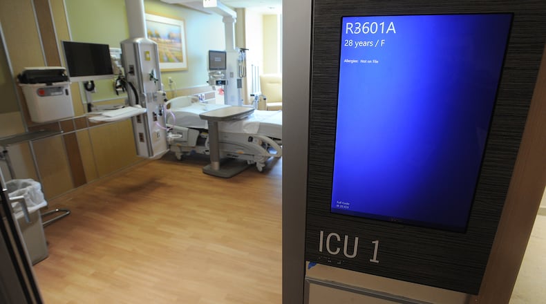 Inside Soin Medical Center, a Kettering Health hospital located at 3535 Pentagon Blvd. in Beavercreek. Kettering Health has been getting certain systems and operations back up and running during its ongoing technology outage caused by a cyberattack on May 20, 2025. MARSHALL GORBY\STAFF