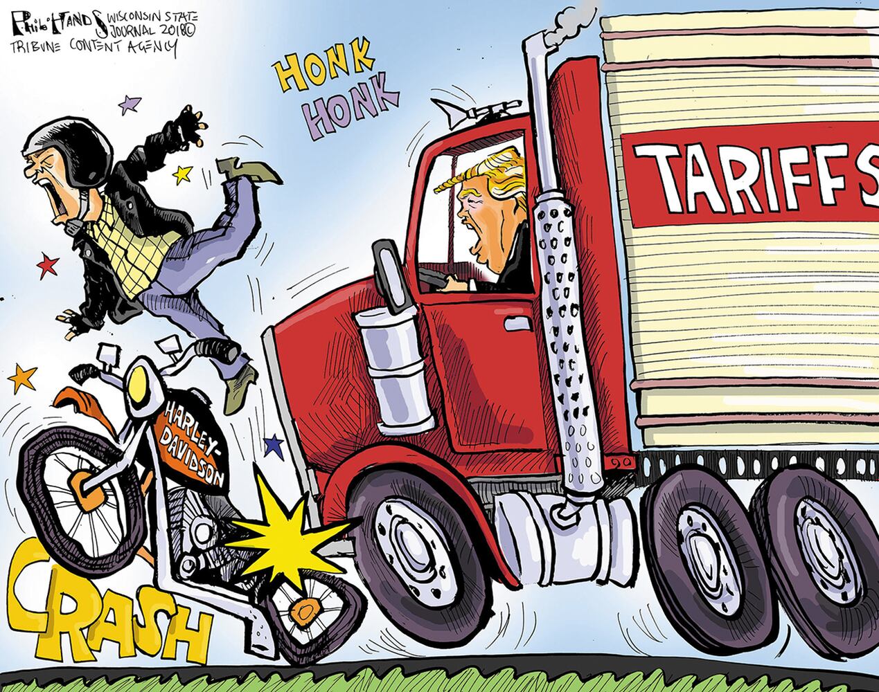 Week in cartoons: Supreme Count rulings, Harley-Davidson, and more