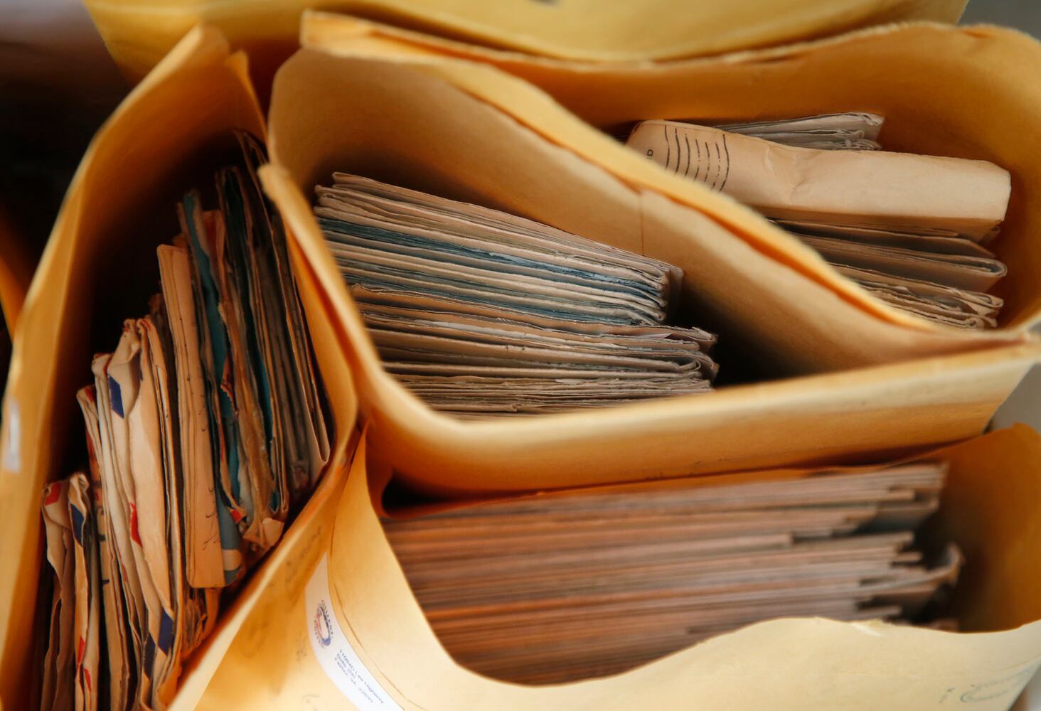 Local WW II Vet finds box of letters sent home