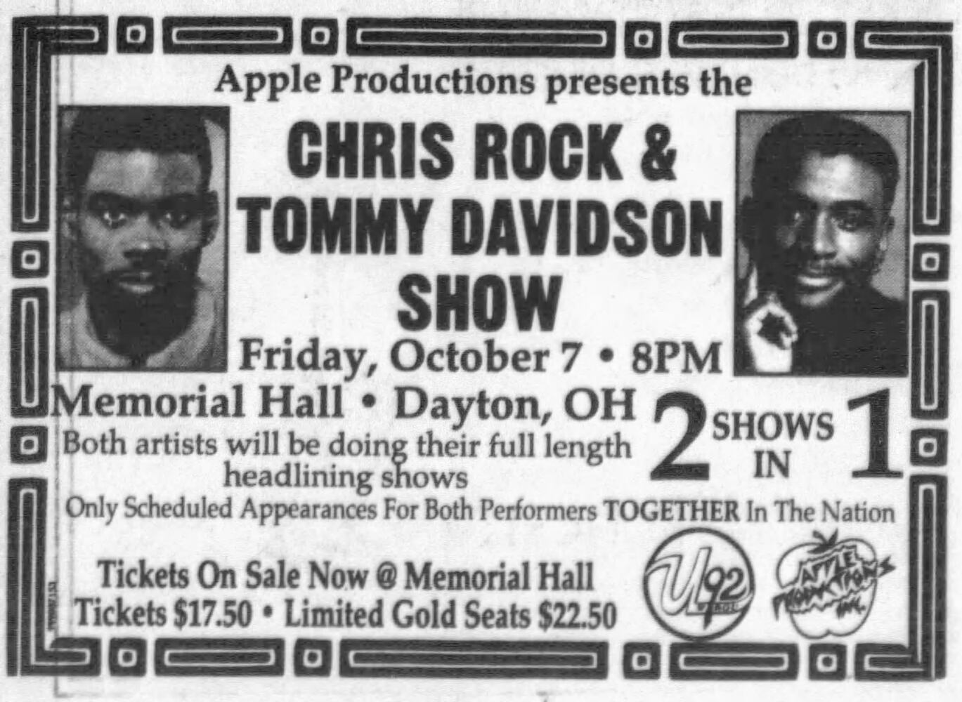 Memorial Hall concerts and shows