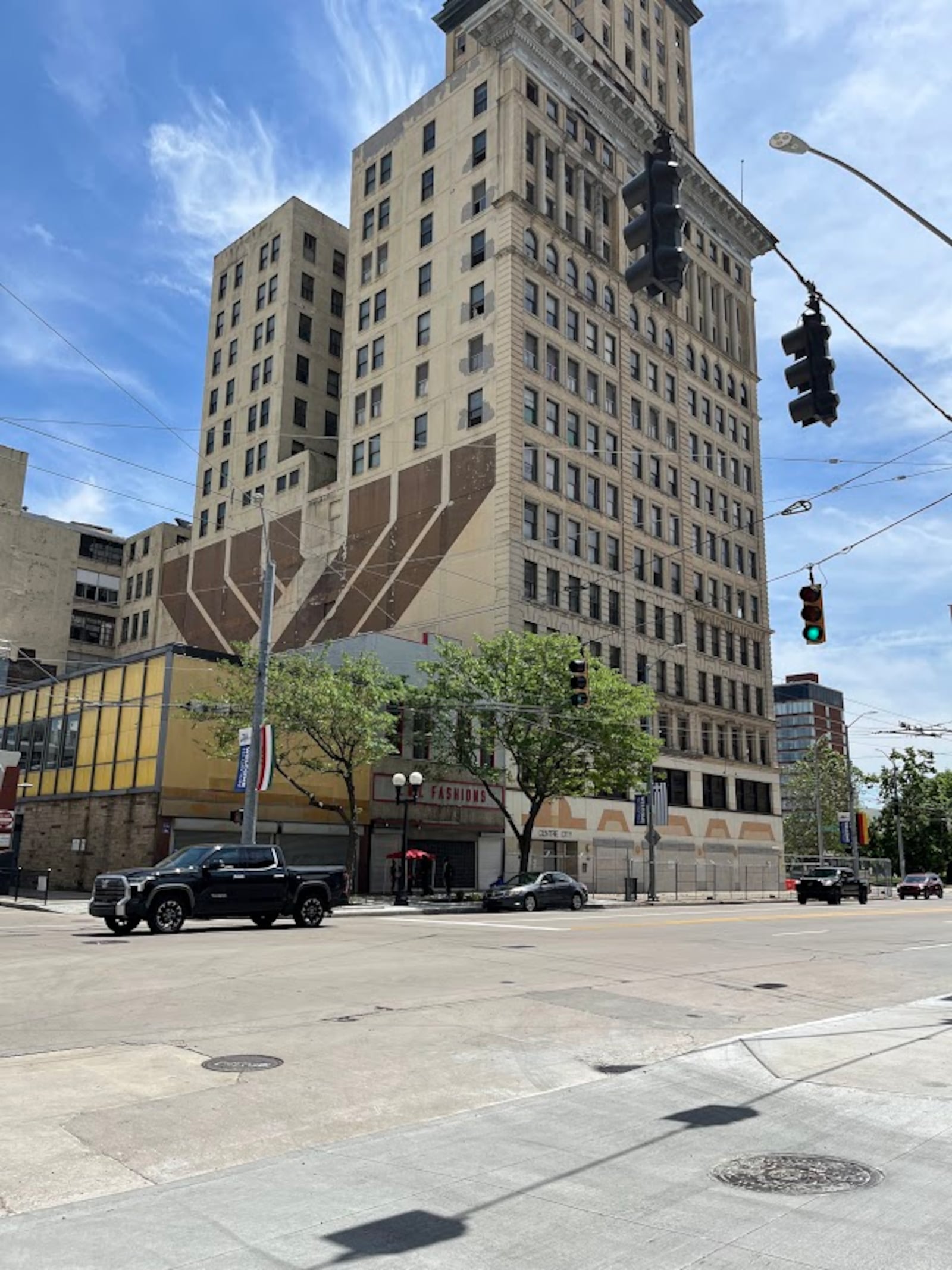The Centre City building, 40 S. Main St., Dayton, on the afternoon of May 19, 2025. THOMAS GNAU/STAFF