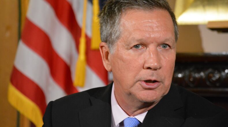 Ohio Gov. John Kasich. JIM OTTE/STAFF