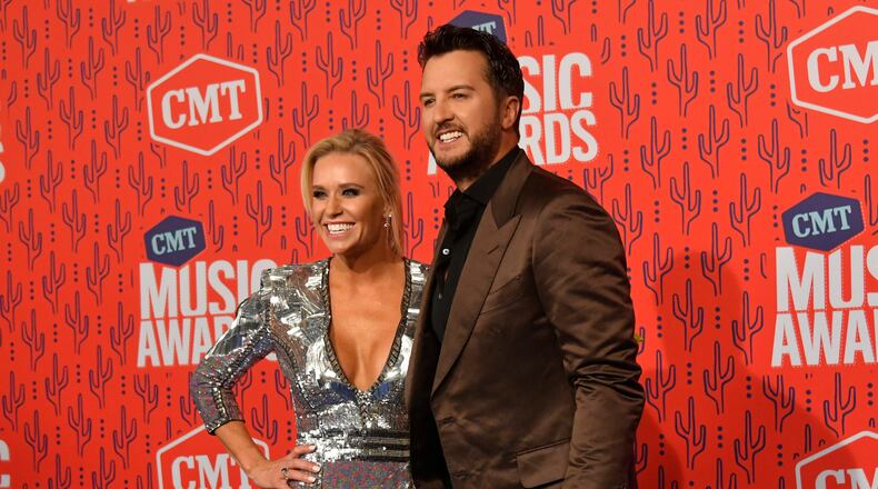 NASHVILLE, TENNESSEE - JUNE 05: Luke Bryan and Caroline Boyer attend the 2019 CMT Music Award at Bridgestone Arena on June 05, 2019 in Nashville, Tennessee. (Photo by Mike Coppola/Getty Images for CMT)
