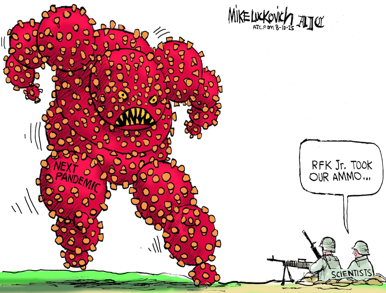 CARTOONS: Mike Luckovich, Aug. 11, 2025