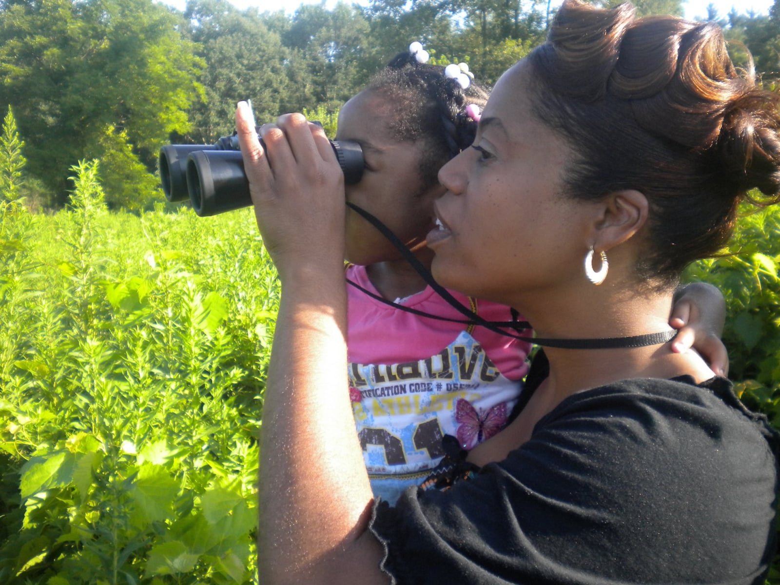 Birding at Aullwood. 
Contributed