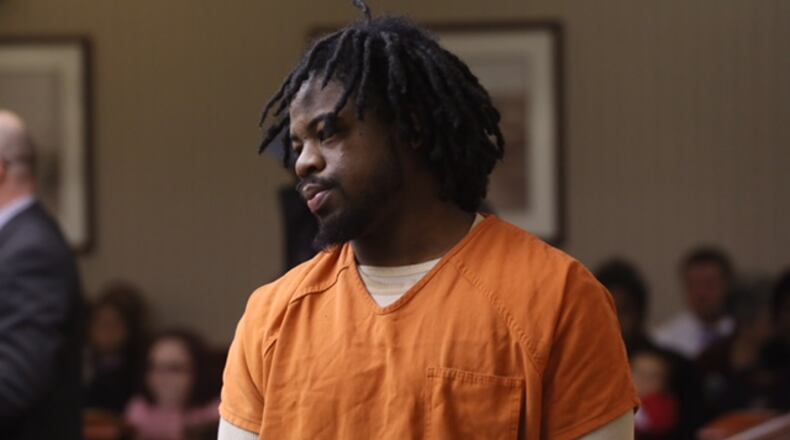Cory Cook II was sentenced to four years in prison Monday. He pleaded guilty to attempted felonious assaultand received the maximum sentence. GREG LYNCH/STAFF