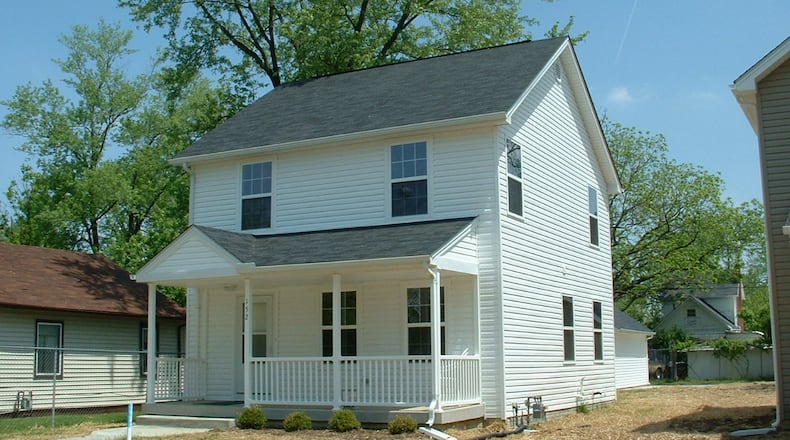 152 Hollencamp Ave., one of 100 West Dayton rental homes recently purchased by Dayton's County Corp. Montgomery County photo