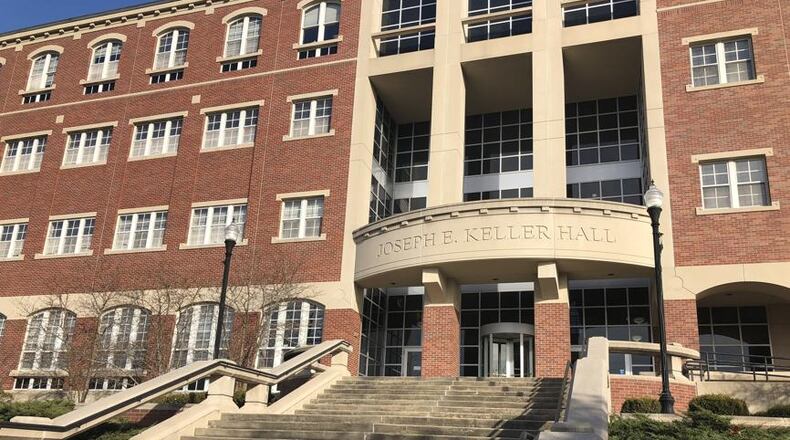 The University of Dayton’s School of Law is located in Keller Hall.