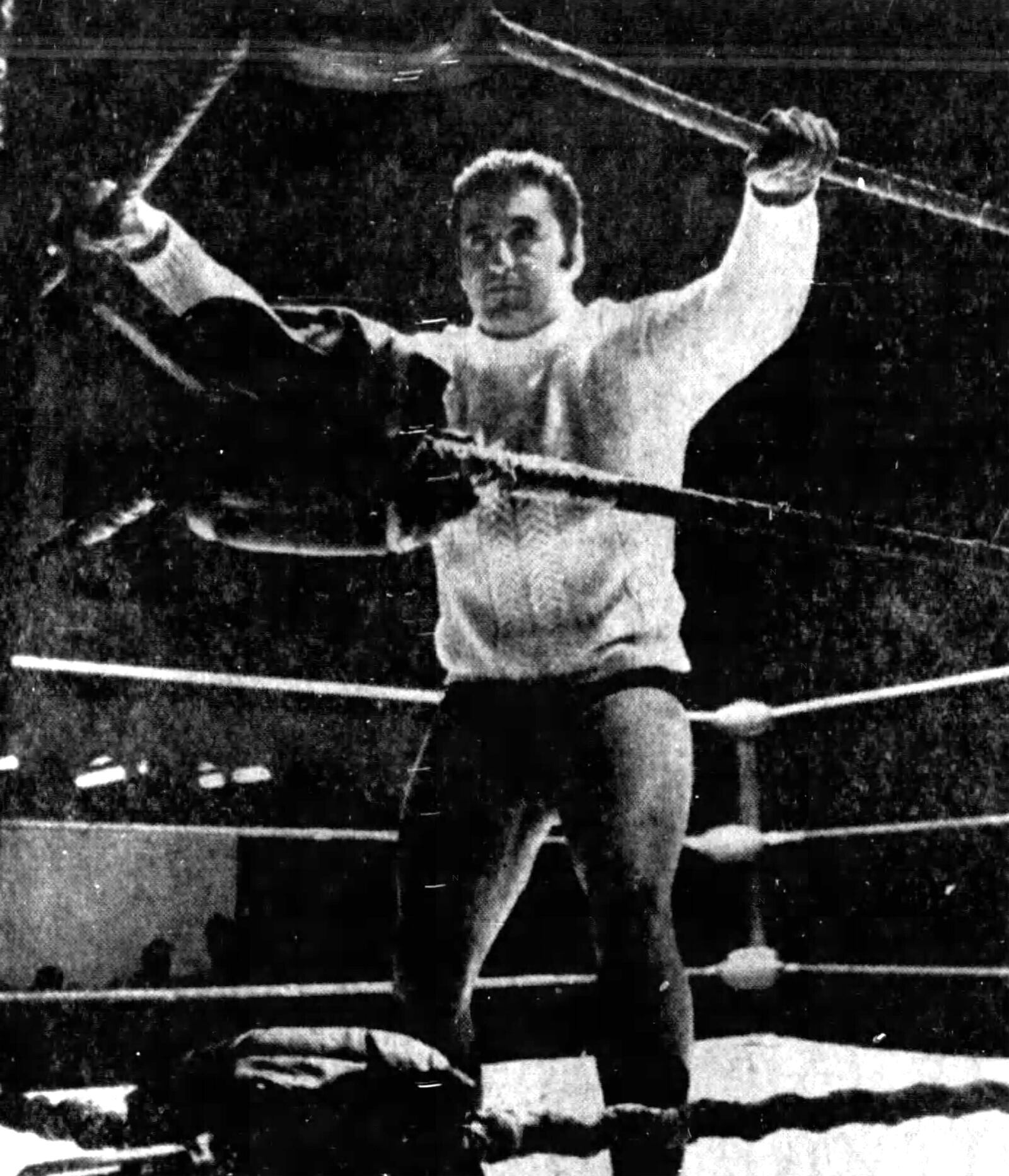 Pro Wrestler Flying Fred Curry. DAYTON DAILY NEWS ARCHIVES