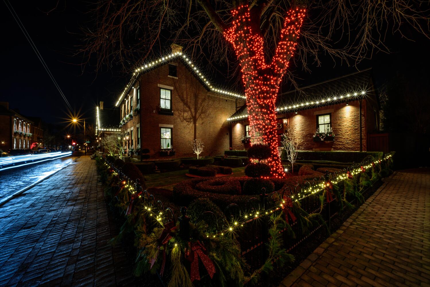 PHOTOS: Take a look at Columbus’ historic German Village all decked out for the holidays