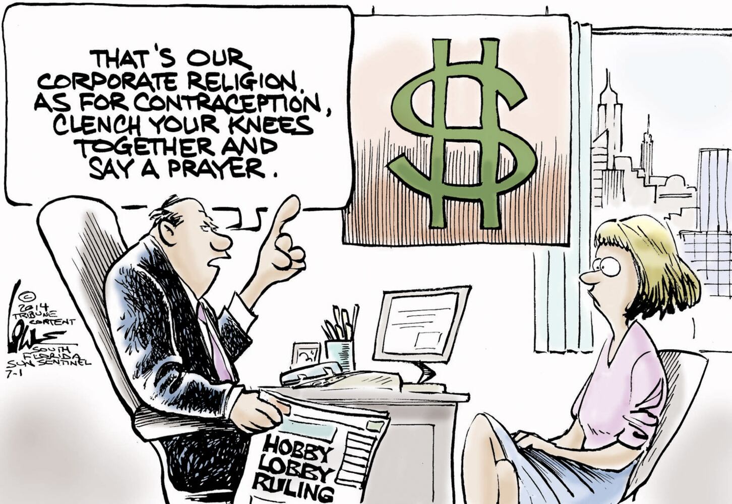 Today's cartoons 7/3