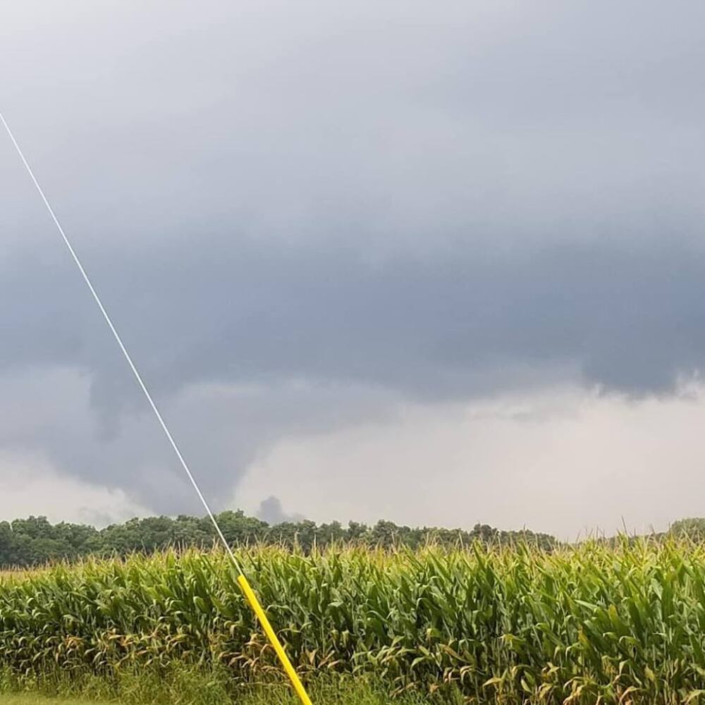 Ominous skies in Champaign, Logan counties