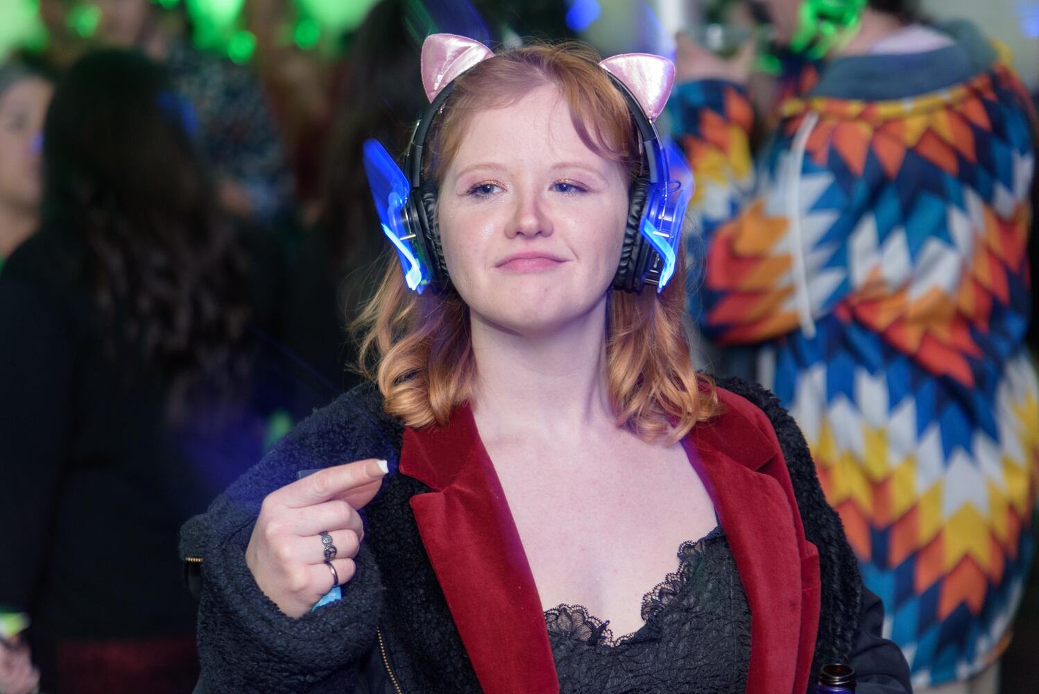 PHOTOS: Did we spot you at Dayton's New Year's Eve Ball Drop and Silent Disco at Yellow Cab Tavern?