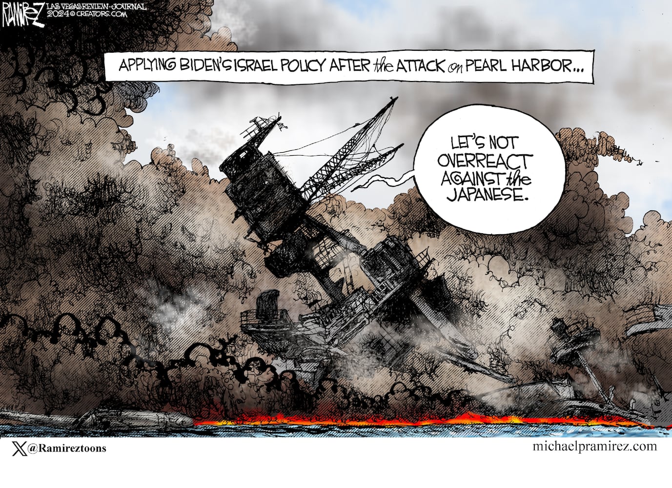 CARTOONS: Michael Ramirez, April 22, 2024