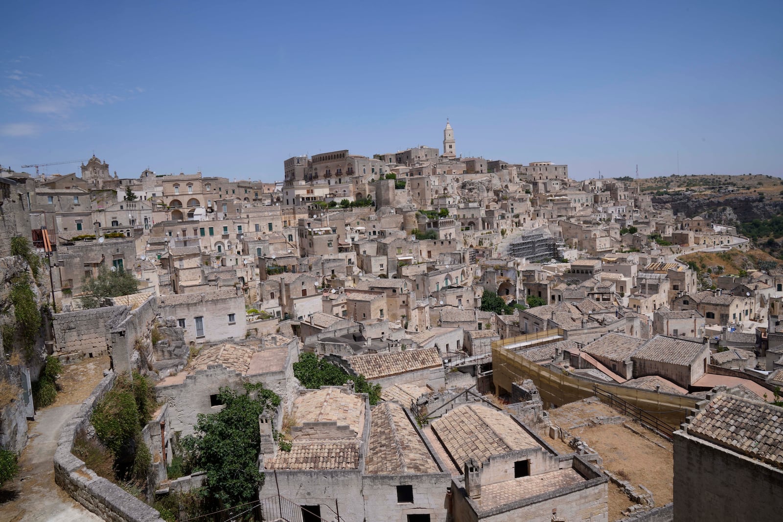 FILE - A view of Matera, Italy, appears on June 29, 2021. (AP Photo/Antonio Calanni, File)