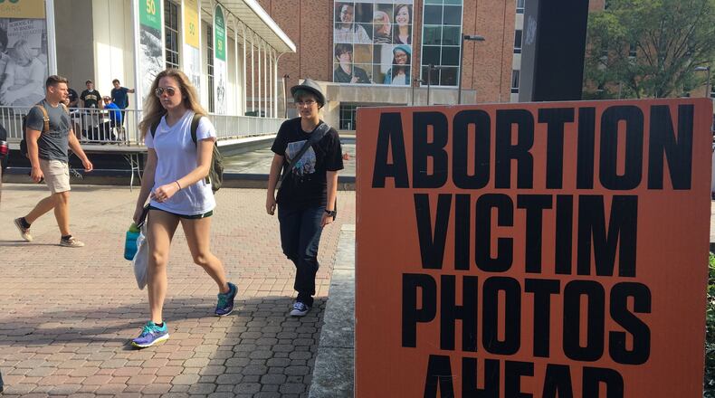 Anti-abortion activists set were on Wright State University’s campus on Wednesday. The demonstration brought Wright State into the fold of an ongoing debate over free speech on college campuses. The school’s handling of the demonstration sparked criticism from State Rep. Niraj Antani.