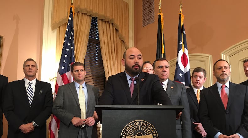 Republican Cliff Rosenberger resigned as Ohio House speaker as of May 1.