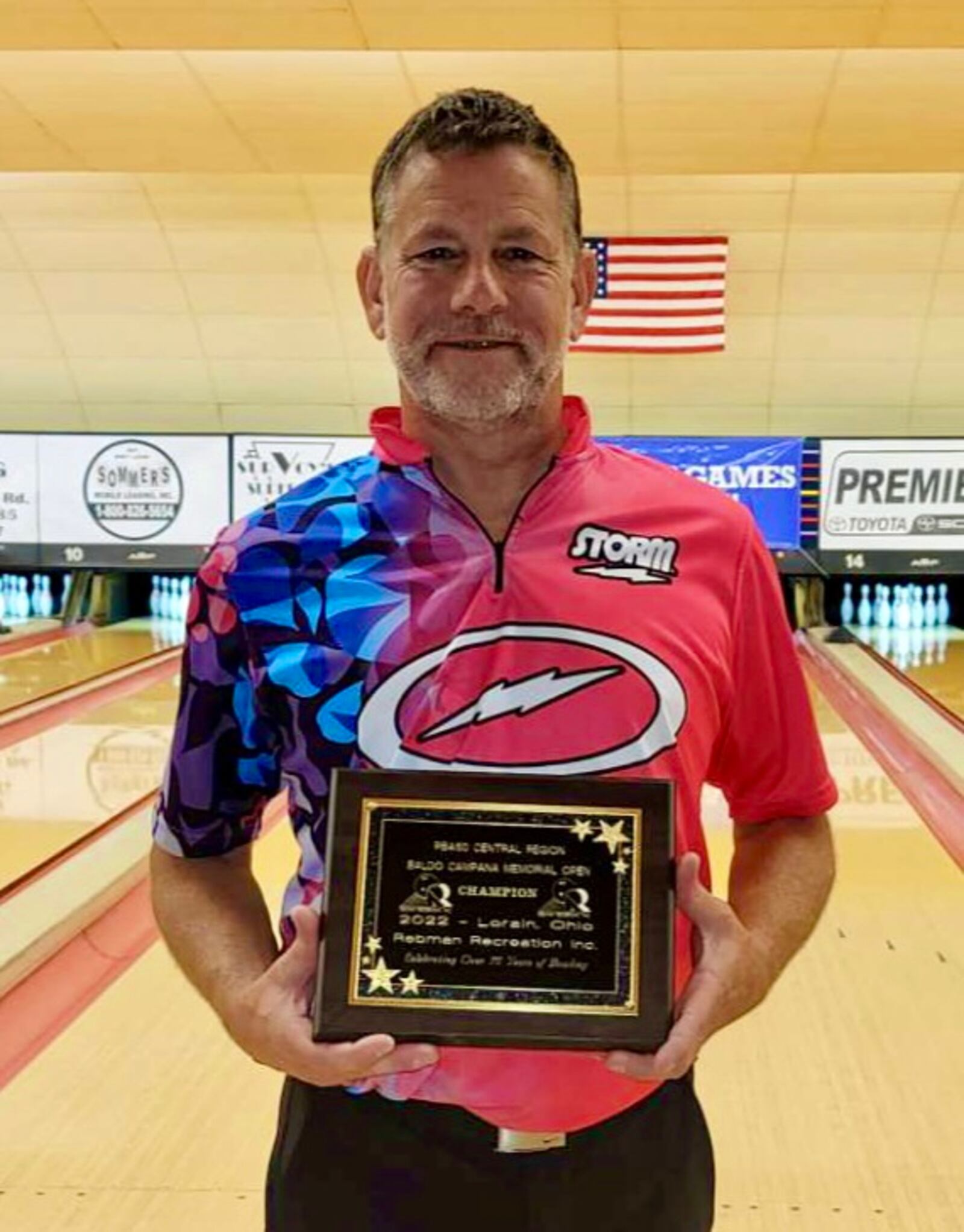 Bill Watson won the PBA50 Ohio Lottery/Bowler X/Baldo Campana Memorial Central Open Sunday - Contributed