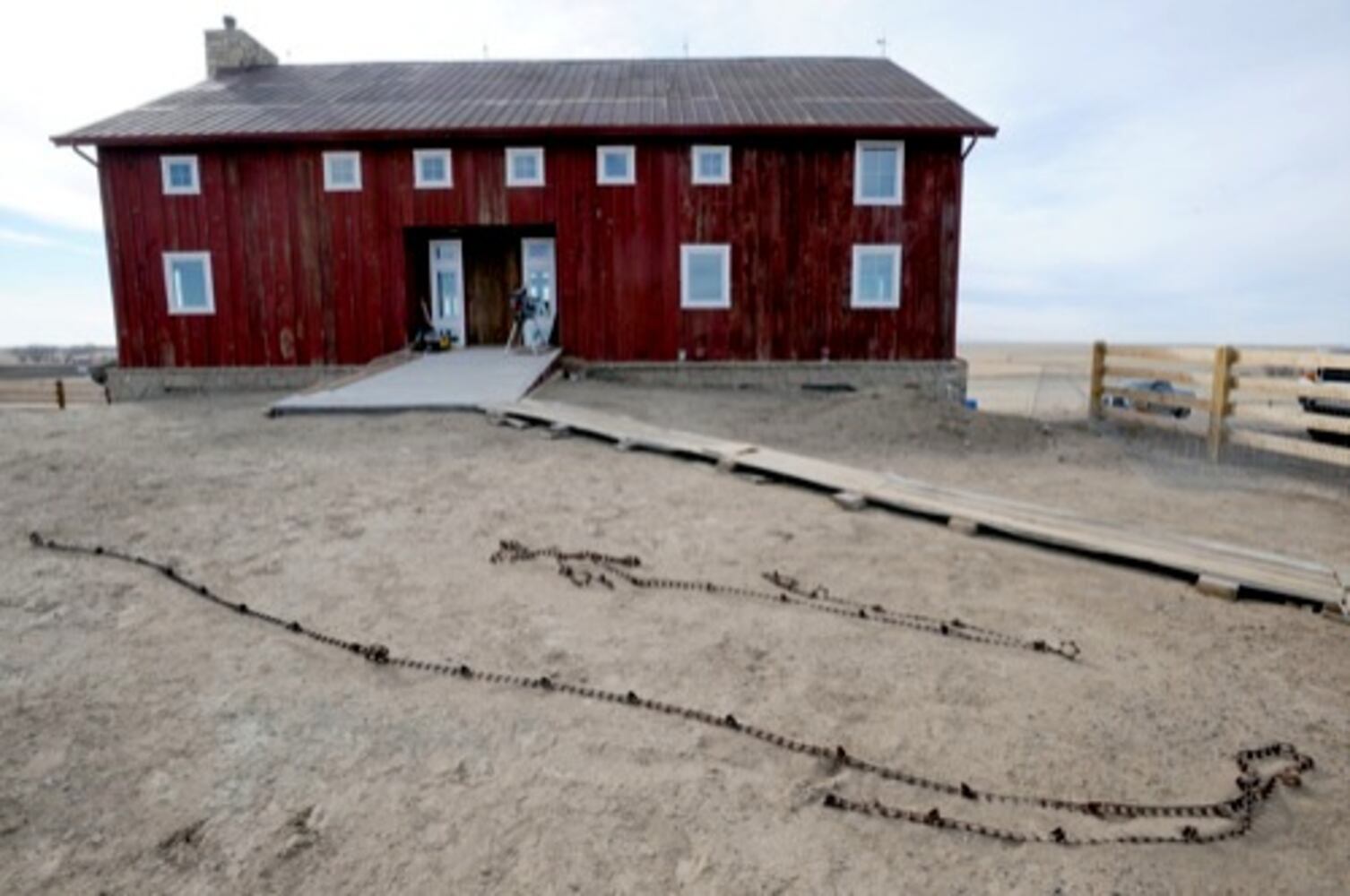 Barn moved from Ohio to Colorado