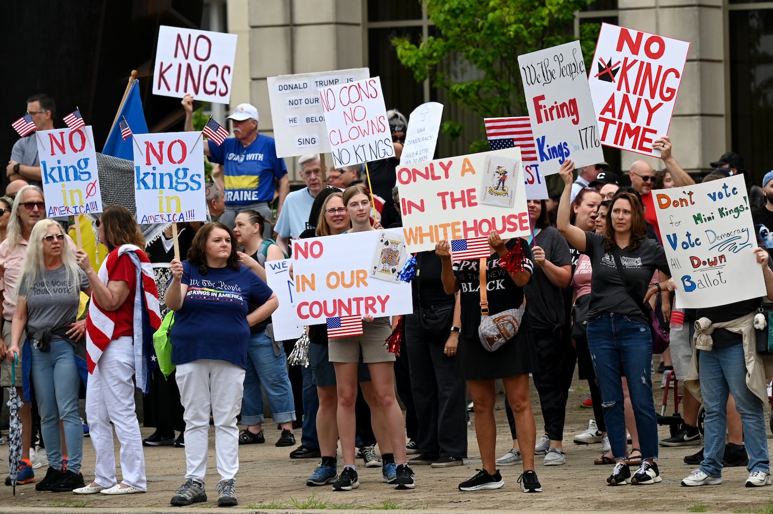 No Kings protest Hamilton