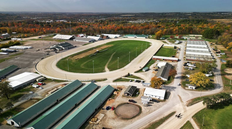 The Warren County Board of Commissioners and Lebanon City Council announced a plan Friday, Aug. 8, 2025, to sell the 94-acre fairgrounds to the city. NICK GRAHAM/STAFF
