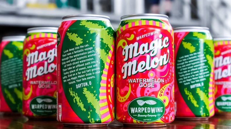 Warped Wing is bringing back its popular Magic Melon watermelon gose, with a launch party planned for May 16, 2019. (Source: Warped Wing)