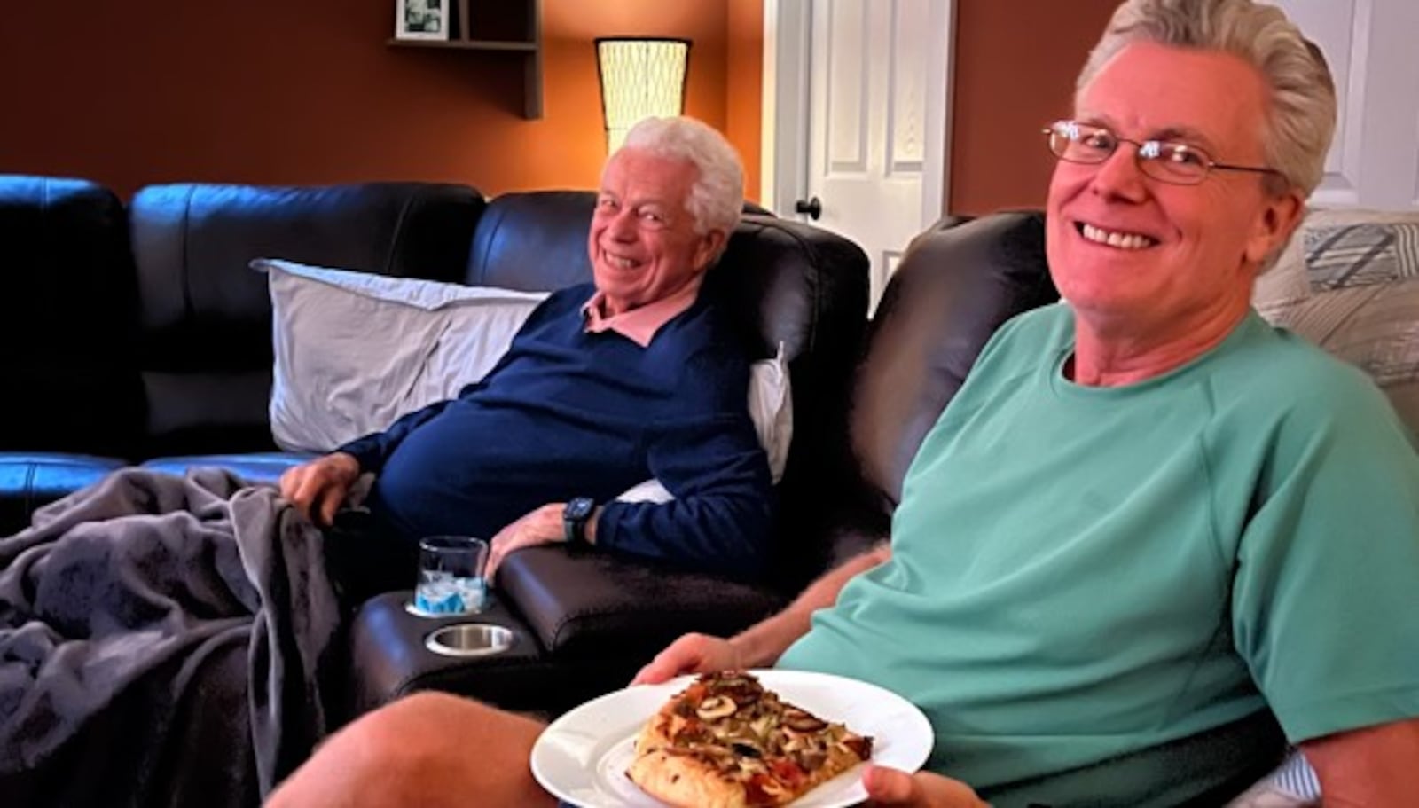 Charles V. Simms, on left, died March 3, 2026, at the age of 93 in Florida. He was a homebuilder who constructed nearly 2,000 homes and apartments in the Dayton area. His son, Charlie, bought his company in 1996. Charlie sold the firm to his sons Robi and Crosby in 2024. CONTRIBUTED