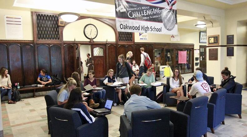 Oakwood schools (above) were joined by Bellbrook, Springboro and Wayne Local Schools in receiving the state’s Overall-A Award. TY GREENLEES / STAFF