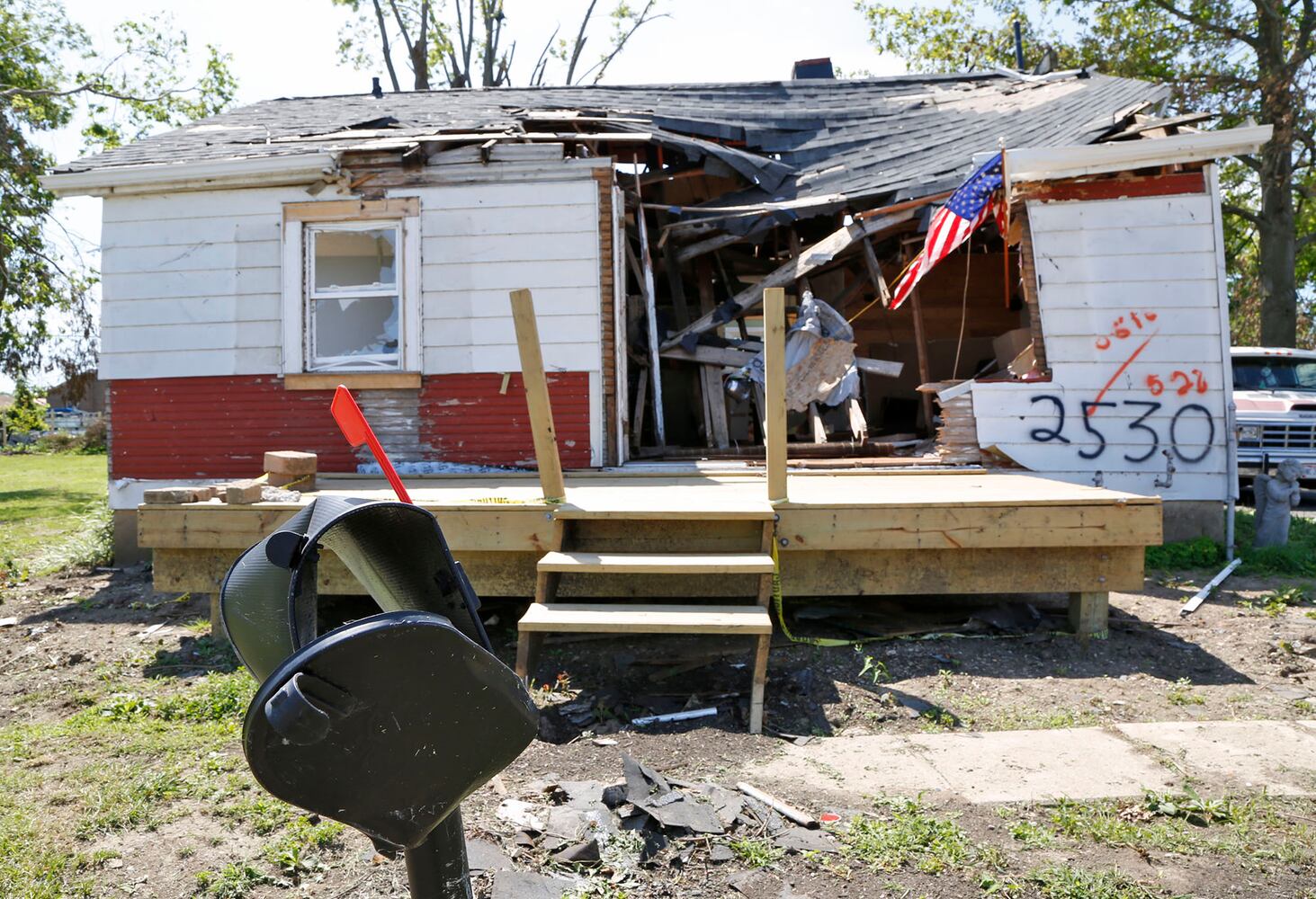 PHOTOS: Harrison Twp. cleanup continues one month after tornadoes
