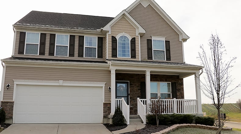 The vinyl-sided, 3-bedroom home has about 3,725 sq. ft. of living space, including the finished basement. The house is located within the Villages of Classicway community outside Morrow. 
The community includes a community swimming pool, a clubhouse, fitness center and walking trails. CONTRIBUTED PHOTO BY KATHY TYLER