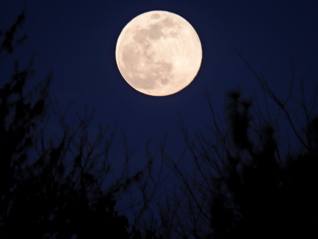 PHOTOS: Biggest supermoon of the year seen over Miami Valley