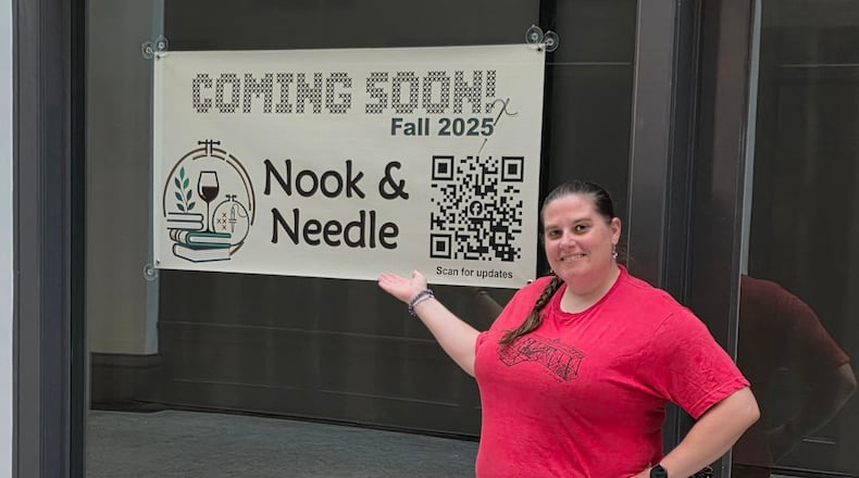 Nook & Needle, a cross-stitch store and book shop aiming to inspire both experienced needleworkers and curious beginners with a range of modern and traditional cross-stitch kits, patterns, supplies, and hand-picked books, is expected to open late summer in the North Arcade retail marketplace (CONTRIBUTED PHOTO).