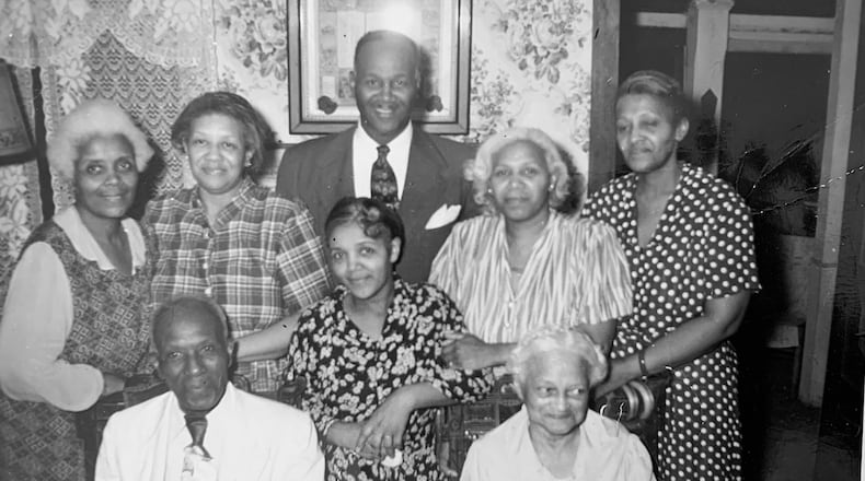 The family - pictured in Dayton in 1950 - owned and lived in the former Old Castle on the Hill, which was demolished in 2007. Today Patricia Smith Griffin is working to build a multi-cultural center on the property on Jerome Avenue in Dayton. CONTRIBUTED