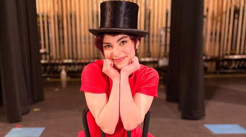 Wright State senior musical theatre major Tassy Kirbas stars in "Sweet Charity" March 18-April 3. PHOTO COURTESY OF WRIGHT STATE THEATRE