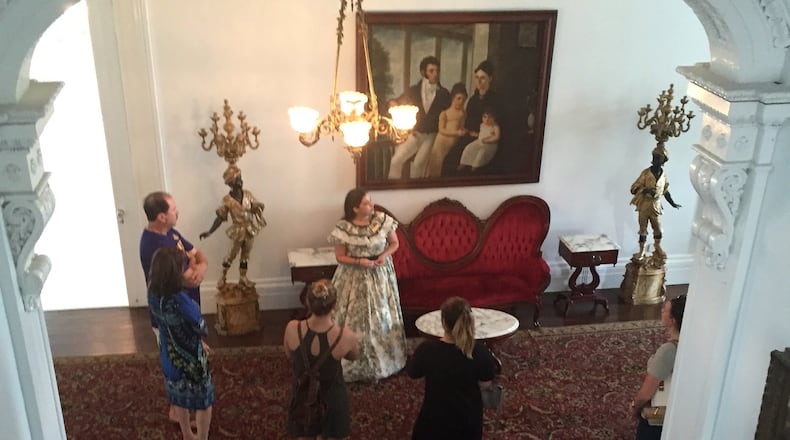 Nottoway Plantation is located in White Castle, La. The plantation house is a Greek Revival and Italianate-styled mansion built by John Hampden Randolph in 1859, and is the largest extant antebellum plantation house in the South. (Molly Hennessy-Fiske/Los Angeles Times/TNS)